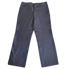 Vintage C.L. 1998 Italian Denim Trousers Mens 38x35 Dark Indigo Wide Leg Pants