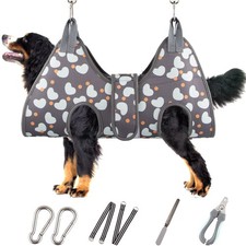 Dog Grooming Hammock for XXL Large Dogs with Nail Clippers/Nail Trimmers, Dog...