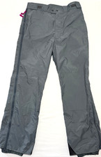 Woolrich Sigmet Gear Mens Large Charcoal Gray Ski Snowboard Pants MISSING BUTTON