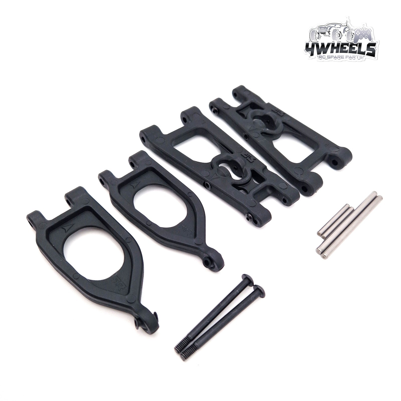 ARRMA Gorgon, Fury Front Upper & Lower Suspension Arms +Pins ARA330750 ARA330752