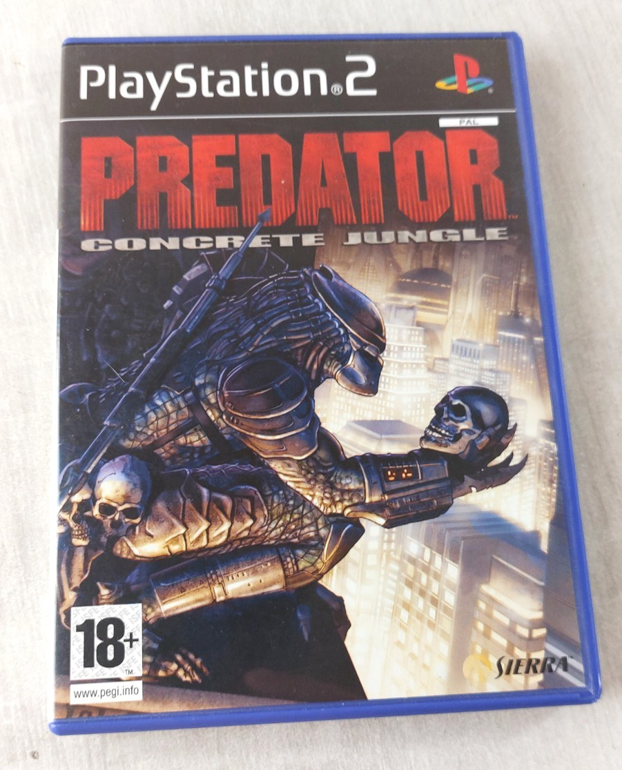 Ancien jeu video pour console Playstation 2 PS2 Predator con