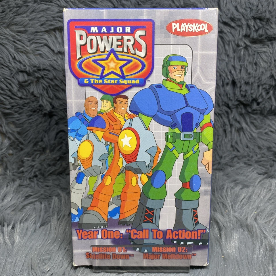 Major Powers & The Star Squad Year One Call To Action VHS Tape 2003 Playskool - Image 2 of 4