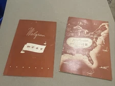 Walgreen Drug Store Menus 1937 / 1939 Tulsa Memphos