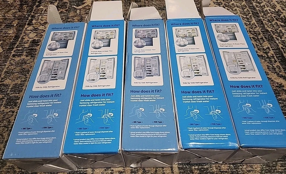 6 PACK Genuine Samsung DA29-00020B HAF-CIN/EXP Refrigerator Water Filter (New) - Image 2 of 4