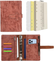 Wonderpool A6 Leder Ringbuch Tagebuch Notizbuch Organizer Ordner - NachfüLlbar G