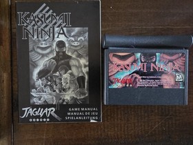 Kasumi Ninja Atari Jaguar 64 Bit Complete In Box CIB w/ Manual Tested Working