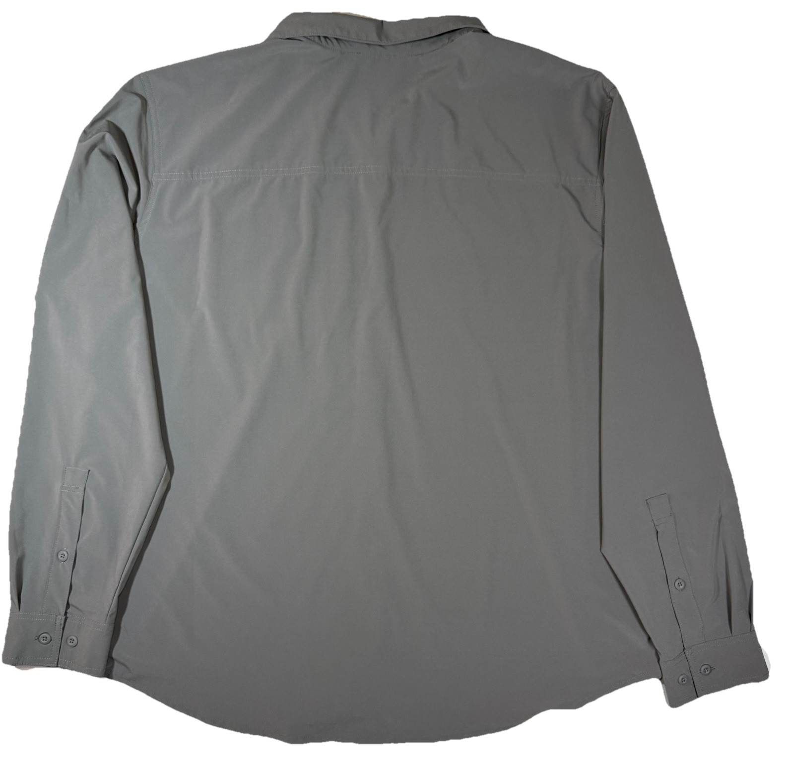 Columbia Polyester-Elastane Button-Up Shirt Gray … - image 12