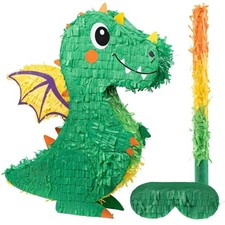 Dragon Piñata - Suministros de fiesta de dinosaurios Dino Piñata 15,5 x 20 pulgadas