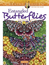 Creative Haven Entangled Butterflies Coloring Book - 9780486828145
