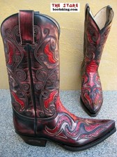 Sendra Boots serpente stivali da cowboy stivali western pitone fatti a mano taglia dalla 42 alla 46