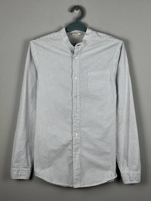 Nn07 Oxford Cotton Casual Striped Shirt Size S