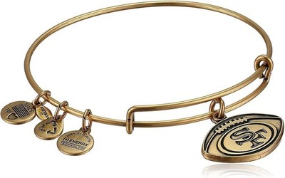 Alex and Ani ''NFL'' San Francisco 49ers Football Expandable Wire Rafaelian...