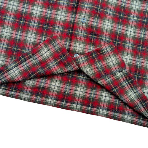 CAMISA DE TABLERO ORIGINAL PENDLETON 1962 VINTAGE Hombres 100% Lana Virgen Roja Cuadros MEDIANA - Imagen 12 de 18