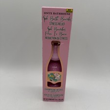 Onyx Bathhouse Stress Relief Champagne Wishes 1-4pk Bath Bombs-Brand New-SHIP24H