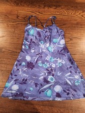 Vintage Satin Nightgown Blue Slip Dress Expressions by California Dynasty MED