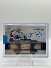 2019-20 Upper Deck Engrained Peter Forsberg Complete Sticks Auto 16/25 Avalanche