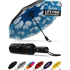 Repel Windproof Travel Umbrella Black Brand New