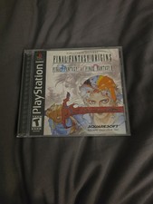Final Fantasy Origins I & II PlayStation 1, 2003, Complete in Box, Black Label