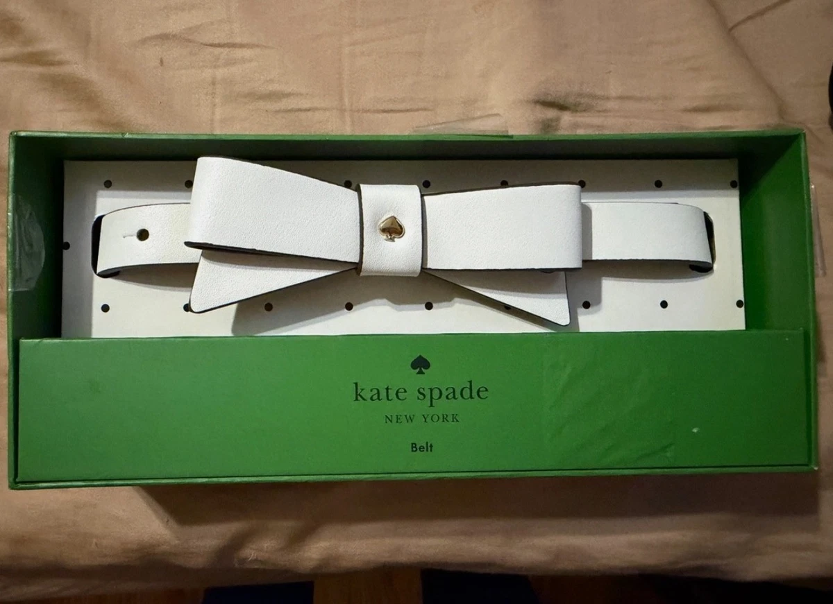 NWT Kate Spade New York Forest Glen Green patent leather shoestring bow belt- M kate spade new york Bow Belts for Women for sale | eBay main image 4