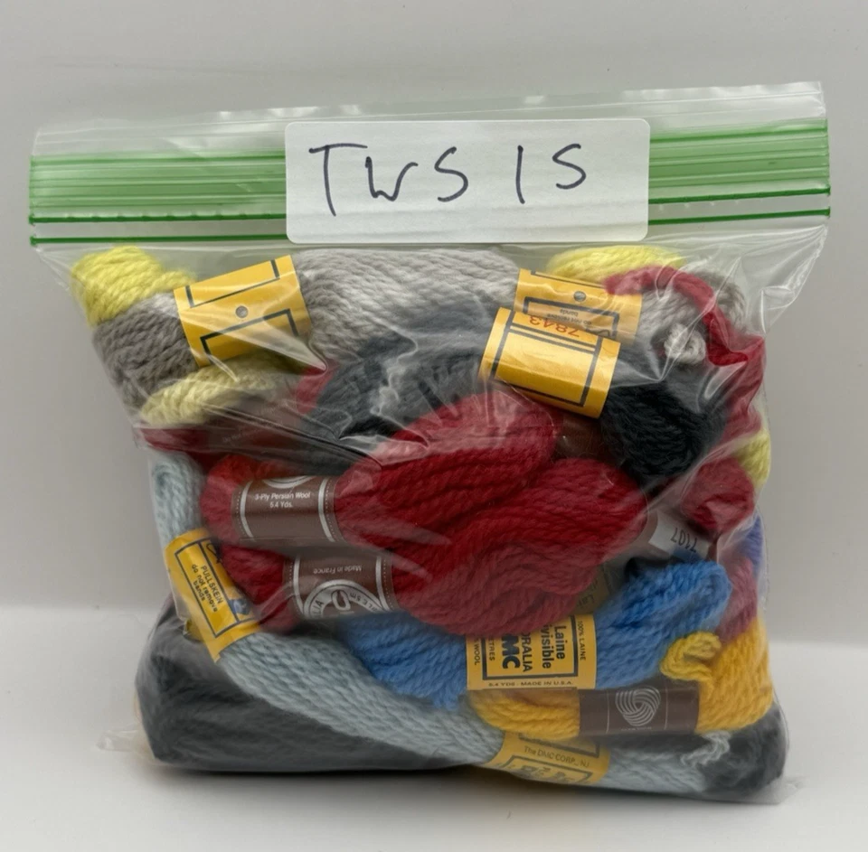 Vintage DMC Tapestry Wool Lot of 20 Assorted Random Colors - Image 4 of 4