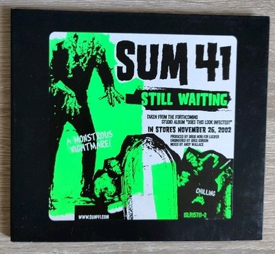 Sum 41 Still Waiting Rare Advanced Promotional Single CD 2002