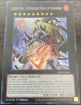 Laevatein, Generaider Boss of Shadows (Secret Rare) RA05-EN051 Rarity Collection