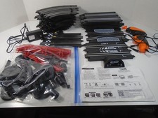 LOT OF TRACK MASTER TRACK--TRACK PIECES AND ACCESSORIES 1/43 SCALE 