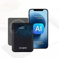 AI Voice Recorder 64GB – Smart Digital Audio Recorder with Noise Cancellation, R