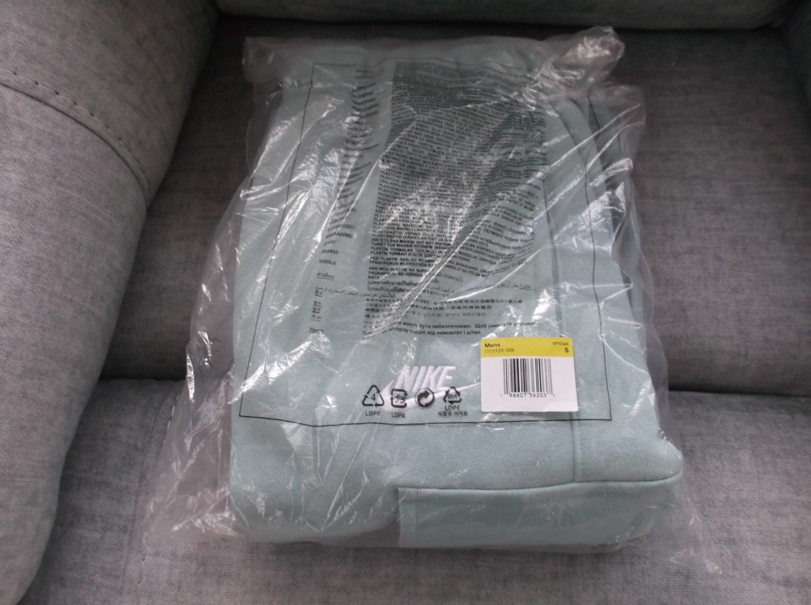 Nike Sportswear Club Fleece Men's Cargo Pants Oil Green White - Size Small - NEW