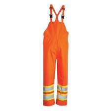 Viking 6323Po-Xxxl Hi-Visibility Rain Bib Pants, Polyester, Polyurethane, 33
