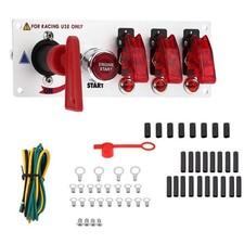 12V Ignition Switch Panel for Racing Car 5 in 1 Ignition Starter Switches  w...