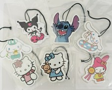 Hello Kitty, Stitch, Kuromi,Cinna,My Melody 7 Air Fresheners for Car/Office/Home