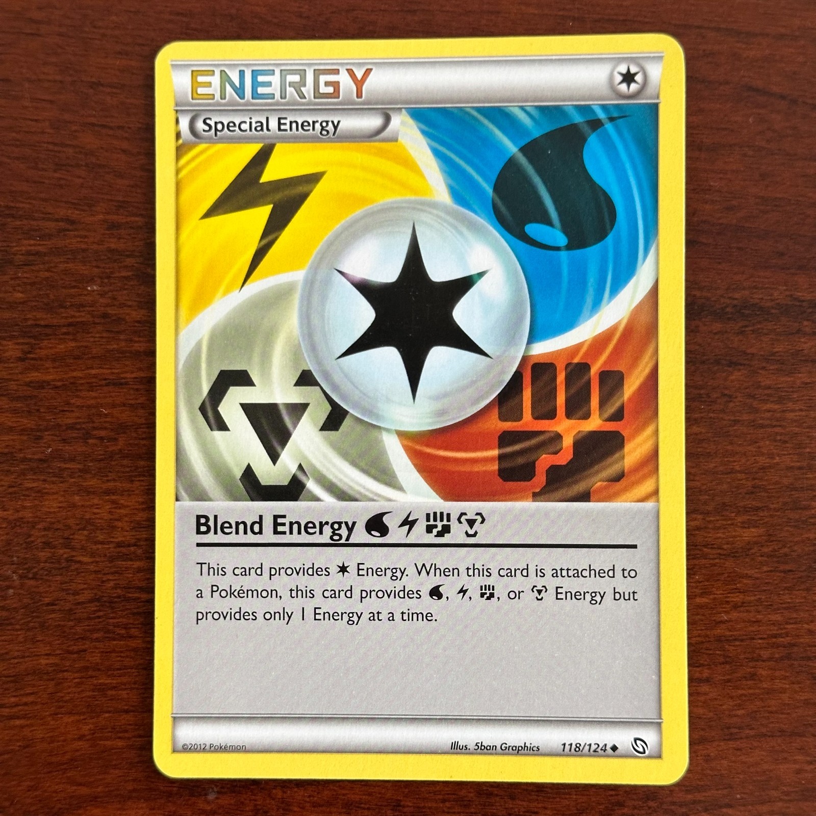 Blend Energy WLFM 118/124 Uncommon Dragons Exalted Pokemon Card