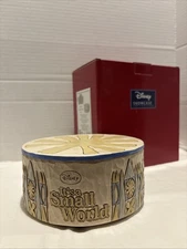 RARE JIM SHORE DISNEY TRADITIONS IT'S A SMALL WORLD SONATA MUSICAL BASE 4055427
