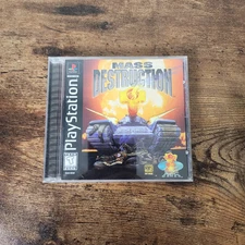 Mass Destruction PS1 PlayStation 1 - Complete CIB