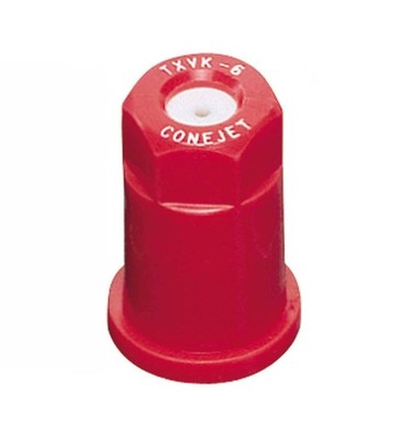 TeeJet ConeJet Hollow Cone Spray Tip 0.1 GPM @ 40 PSI Visiflo Red TX-VK6 Farmer