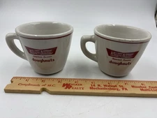 Vtg Jackson Custom KRISPY KREME DOUGHNUTS Coffee Cup Mugs (2) Ceramic