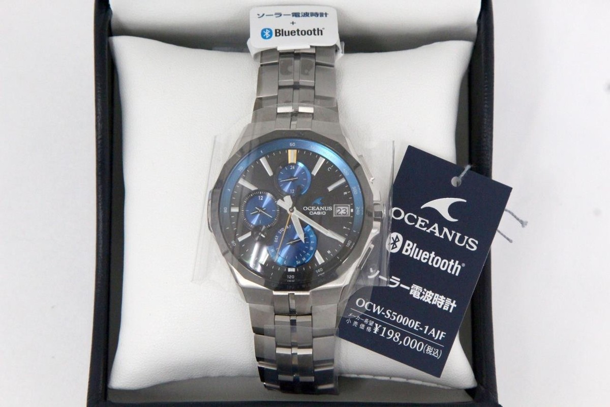 ☆New] Casio Oceanus OCW-S5000E-1AJF Manta Elegant Chrono Men