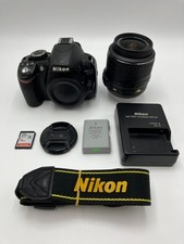 Nikon D3100 DSLR Camera 18-55mm VR Lens 14.2MP Black