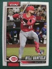 2026 Topps Series 1 Will Banfield #247 (RC) NM Cincinnati Reds Free Shipping