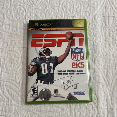 ESPN NFL 2K5 Video Game (Microsoft XBOX) CIB Complete