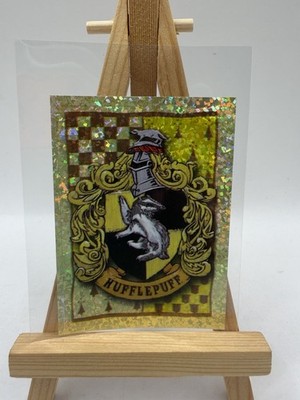 2001 Panini Harry Potter The Philosopher's Stone Sticker Hufflepuff #98 HOLO