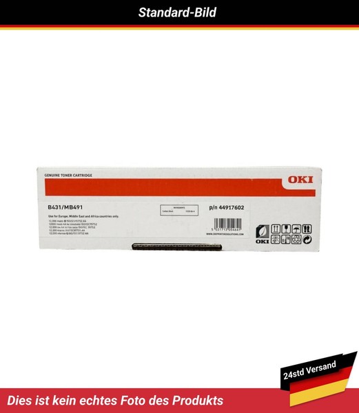 44917602 Okidata MB491 Tonerkartusche Schwarz-image