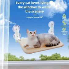 Cat Hammock Window Bed Suction Cup Hanging Pet Bed Removable Washable