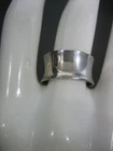 VINTAGE STERLING SILVER CIGAR RING BAND 2.6 grams SIZE 8