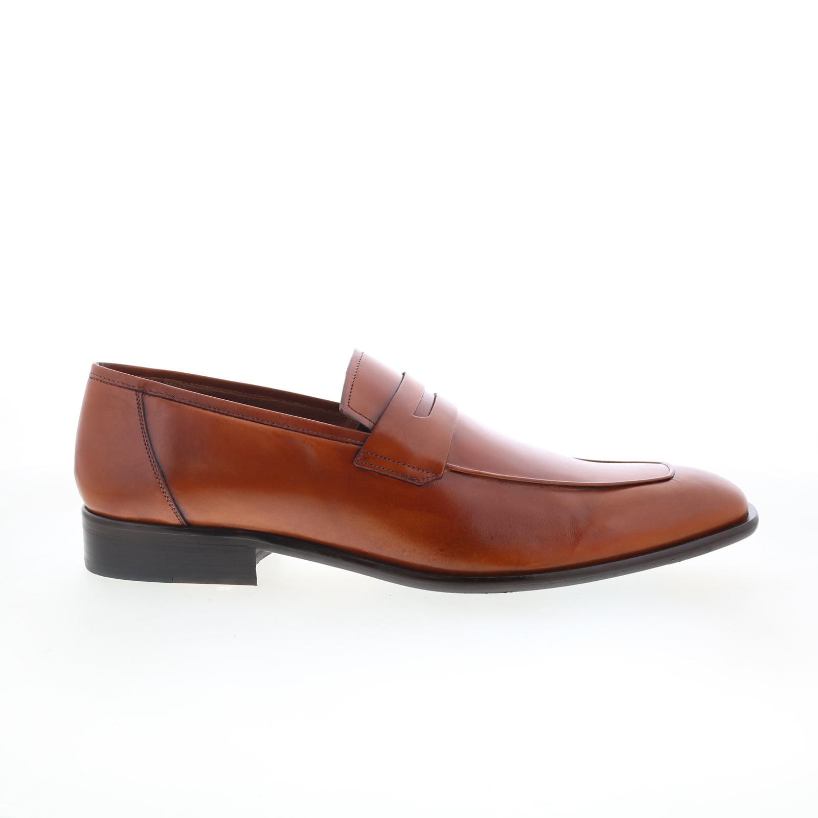 Mezlan Calfskin Penny Loafer Mens Brown Loafers - Slip Ons Penny Shoes 95 29090₽