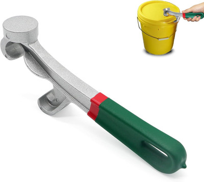 5 Gallon Bucket Opener Tool Heavy Duty Aluminum Lid Wrench with Non-Slip Grip Pa