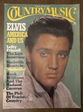Country Music Magazine November 1975 Elvis Presley Lefty Frizzell Hank Williams