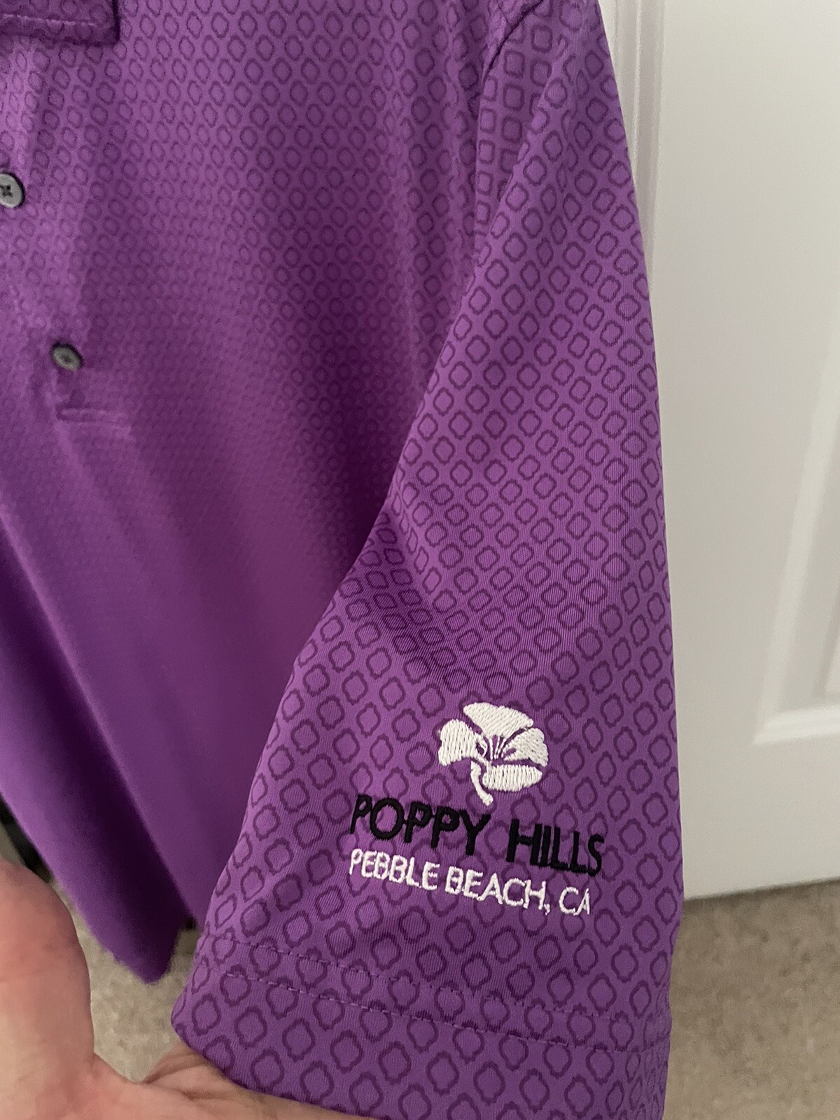 FOOTJOY MEN'S PURPLE GOLF POLO SHIRT SIZE SMALL GREAT… Gem