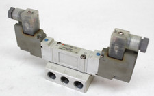SMC SY5240-5DZ-02T Pneumatic Double Valve, 24V, 0.1 ~ 0.7MPa
